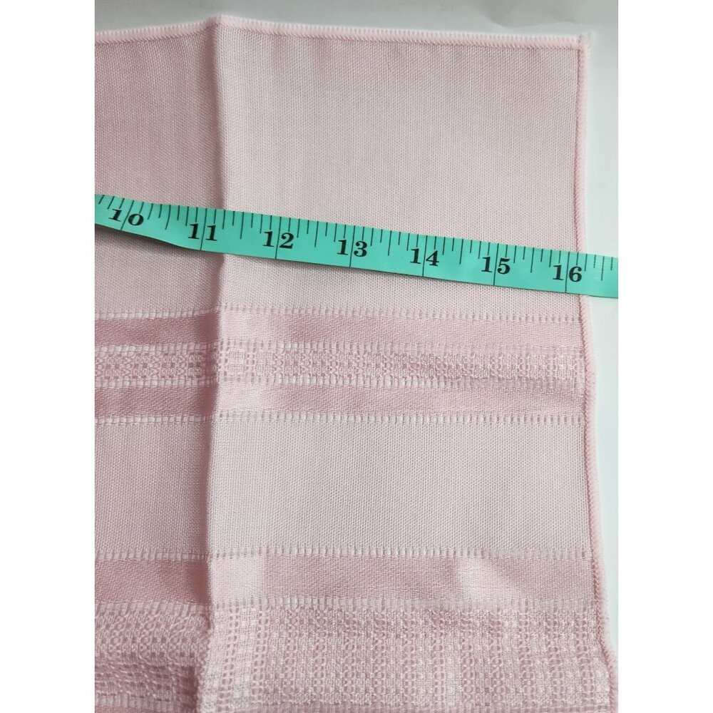 Set Of 7 Cloth Napkins Pink Table spring Easter holiday linens pastel - Picture 5 of 7